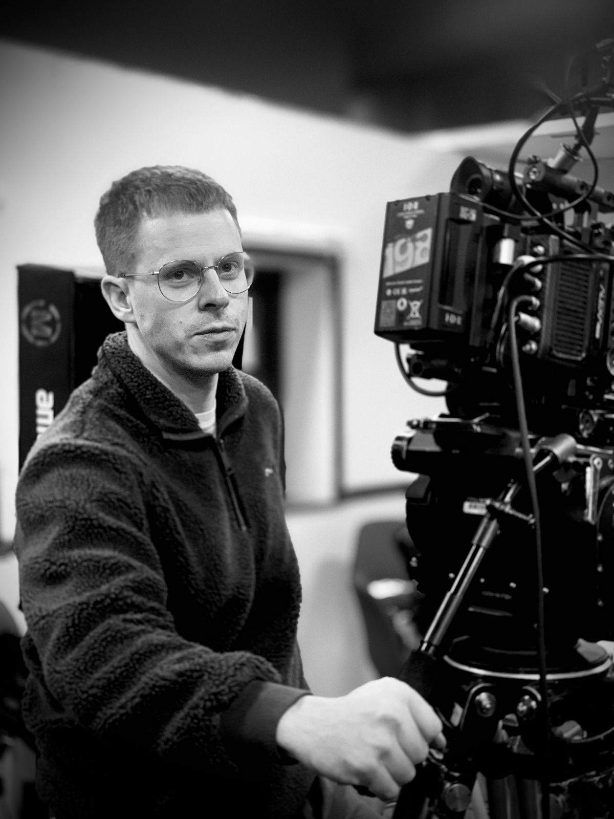 Portrait of Billy on set